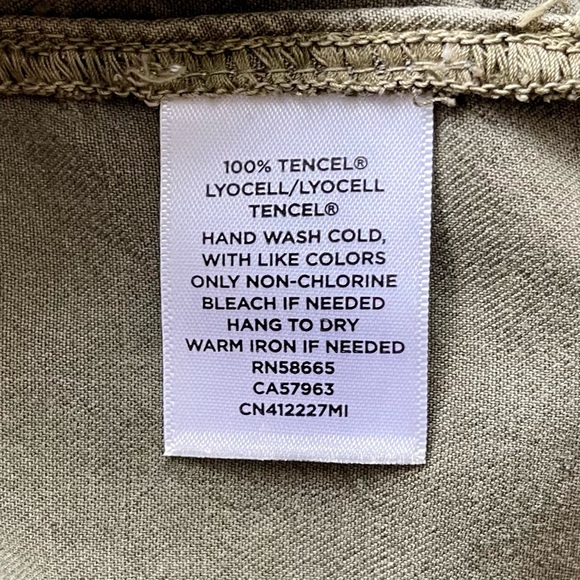 NORDSTROM CASLON Utility Dress in Olive Green - Picture 11 of 12